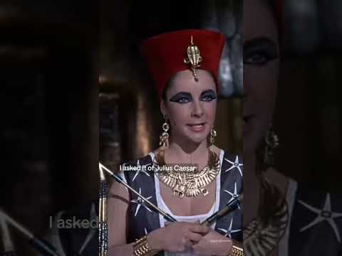 #ElizabethTaylor & #RichardBurton in Cleopatra (1963) – The Powerful Throne Room Scene