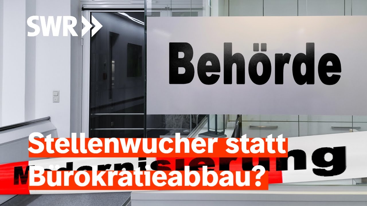 Stellenzuwachs statt Bürokratieabbau | Zur Sache Rheinland-Pfalz