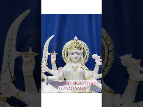 White Marble Durga Maa Statue