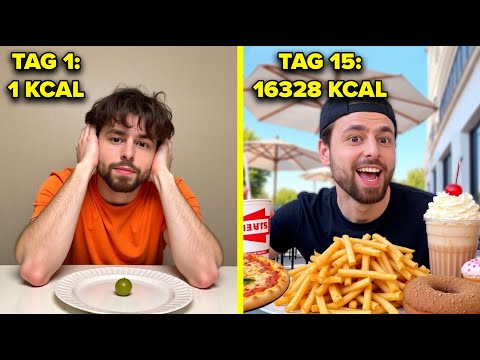 Ich habe 15 Tage lang meine Kalorien verdoppelt