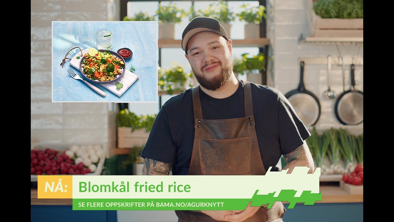 Blomkål fried rice oppskrift