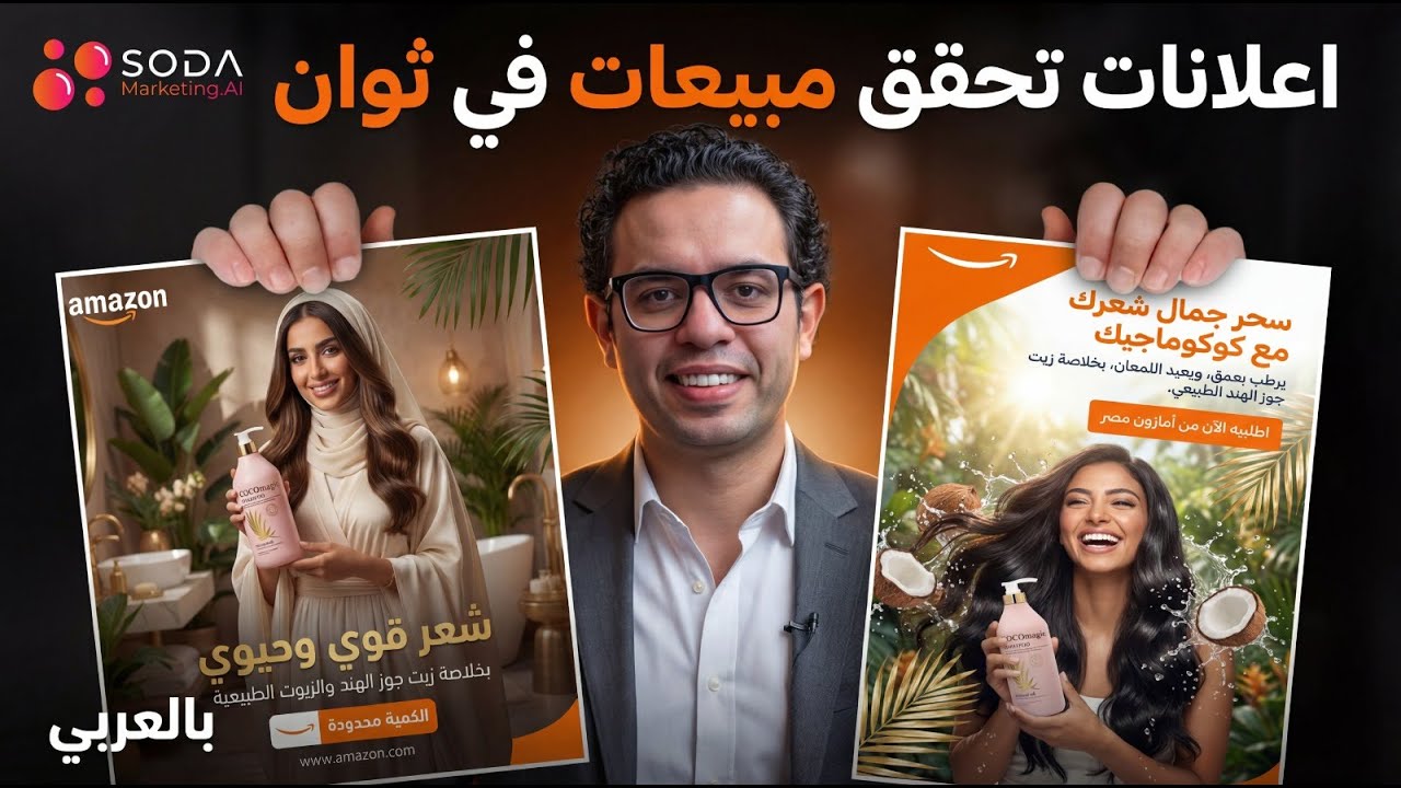 كيف تصنع إعلانات رهيبة تحقق مبيعات في ثوانٍ و بالعربي!  بدون مصممين او وكالات 