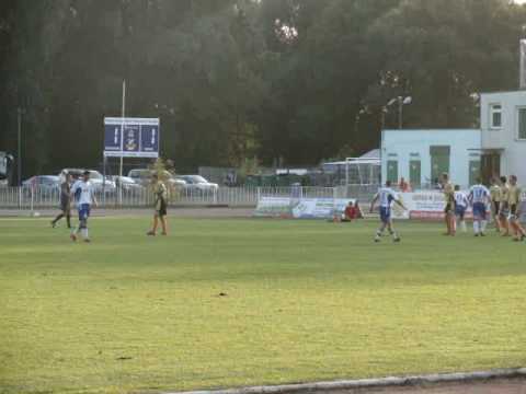 Warta Sieradz - Pogoń Siedlce - gol na 1:2 dla Pogoni (26.09.2009)