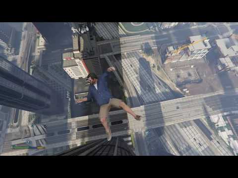 GTA 5 Epic Falling off buildings compilation #1