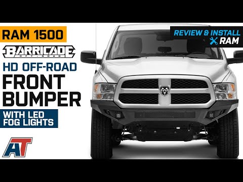 2013-2018 RAM 1500 Barricade HD Off-Road Front Bumper with LED Fog Lights Review & Install