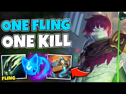 LOL! ONE FLING AND UR DEAD! AP SINGED MID IS LEGIT CHEESE! - League of Legends