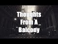 TBT Thoughts From A Balcony