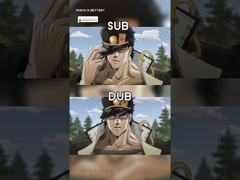 jojo's dub vs sub