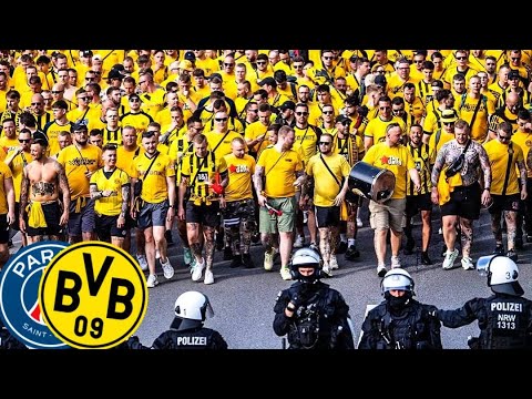 BVB-Gigantischer Fanmarsch | Dortmund vs PSG 1/5/2024 UCL