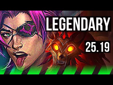 KAYN vs KINDRED (JGL) | 20/1/4, 12 solo kills, Legendary, 2000+ games | EUW Master | 25.19