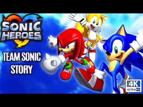 SONIC HEROES All Cutscenes (Team Sonic) Game Movie 4K 60FPS Ultra HD