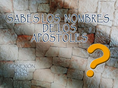 Los nombres de los 12 apóstoles