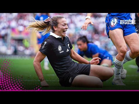 Black Ferns score INCREDIBLE team try 🤯 | New Zealand v France | Rugby World Cup 2025