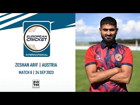 POTM: Z.Arif - ITA vs AUT | Highlights | ECI Italy, Rome | 24 Sep 2023 | ECI23.140