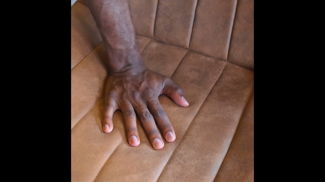 Barhocker Brooke Microfaser anthrazit 74 cm