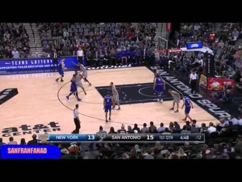 Kristaps Porzingis at Spurs (2016/01/08) - 28 Pts, 11 Rebs