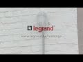 2-polige schakelaar Plexo grijs | video 1