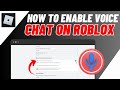 How To Enable Voice Chat In Roblox PC/Laptop (2024) | Turn On Voice Chat
