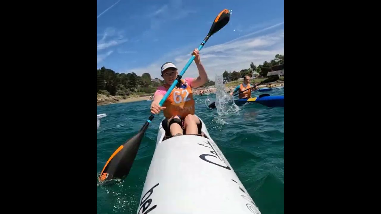 Départ de course 🏁/ Juin 2024 / Quimperlé #Surfski #bretagne #gopro