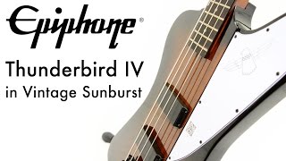 Video thumbnail for Epiphone Thunderbird IV by GUITARGUITAR