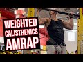 MAX REP DAY | WEIGHTED PULL UP AND WEIGHTED DIPS | BODYBUILDING CALISTHENICS