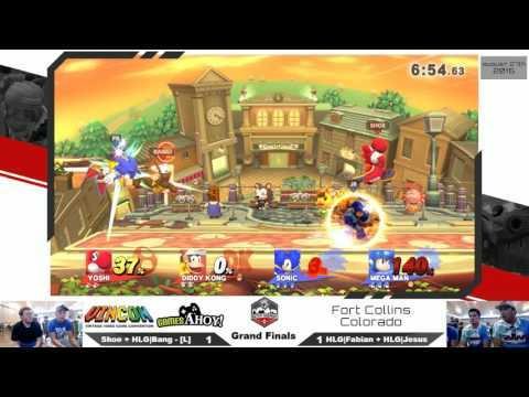 Smash 4 Doubles - Shoe & HLG|Bang Vs. HLG|Fabian & HLG|Jesus - Grand Finals