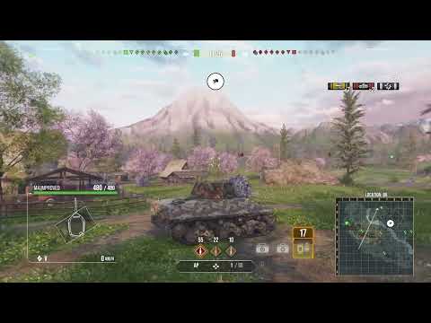 M4 Improved, Ace Tanker (#203), 7 Kills, 1.7k damage (WOT Modern Armor - Battle Tier: VI)