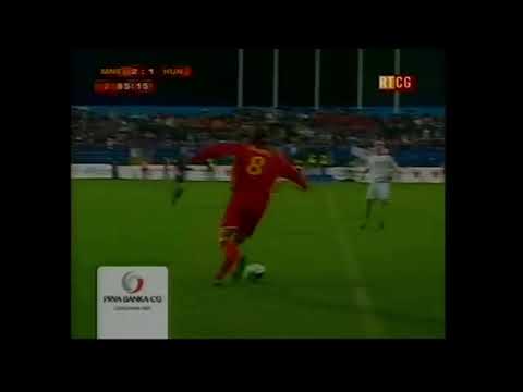 Stevan Jovetic - First ever touch with the ball in Montenegro national team.