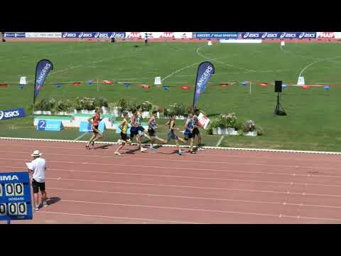 France 2019 - 800m cadet - Victoire de Tom Sanfilippo