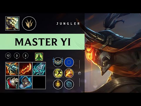 Master Yi Jungle vs Zed - EUW Challenger Patch 26.01