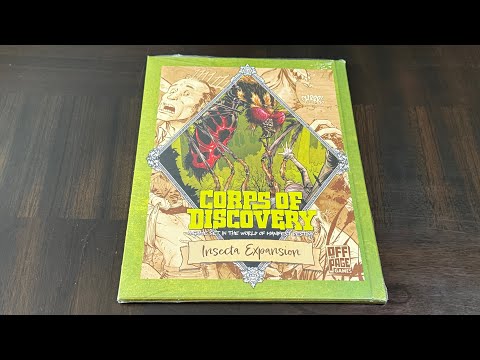Corps of Discovery: Insecta Expansion 1 (Off The Page Games) - Unbox