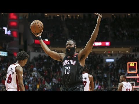 James Harden 58 Points vs Heat! Late Comeback! 2018-19 NBA Season