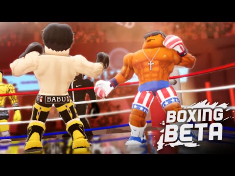 LUTA DE BOXE NO ROBLOX BOXING LEAGUE!