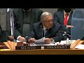 Discurso en el Consejo de Seguridad de Naciones Unidas en Nueva York, EE.UU.