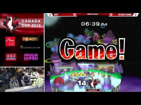 CCG2K15 - Ryan Ford (Fox) vs SsT (Peach, Sheik) - Melee Singles Pools
