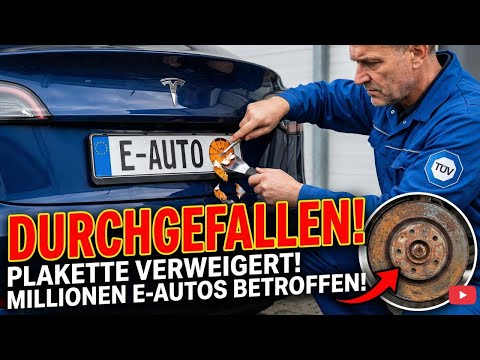 TÜV Schock! Millionen E Autos fallen durch! 🛑 Plakette verweigert #EDriveNachrichten