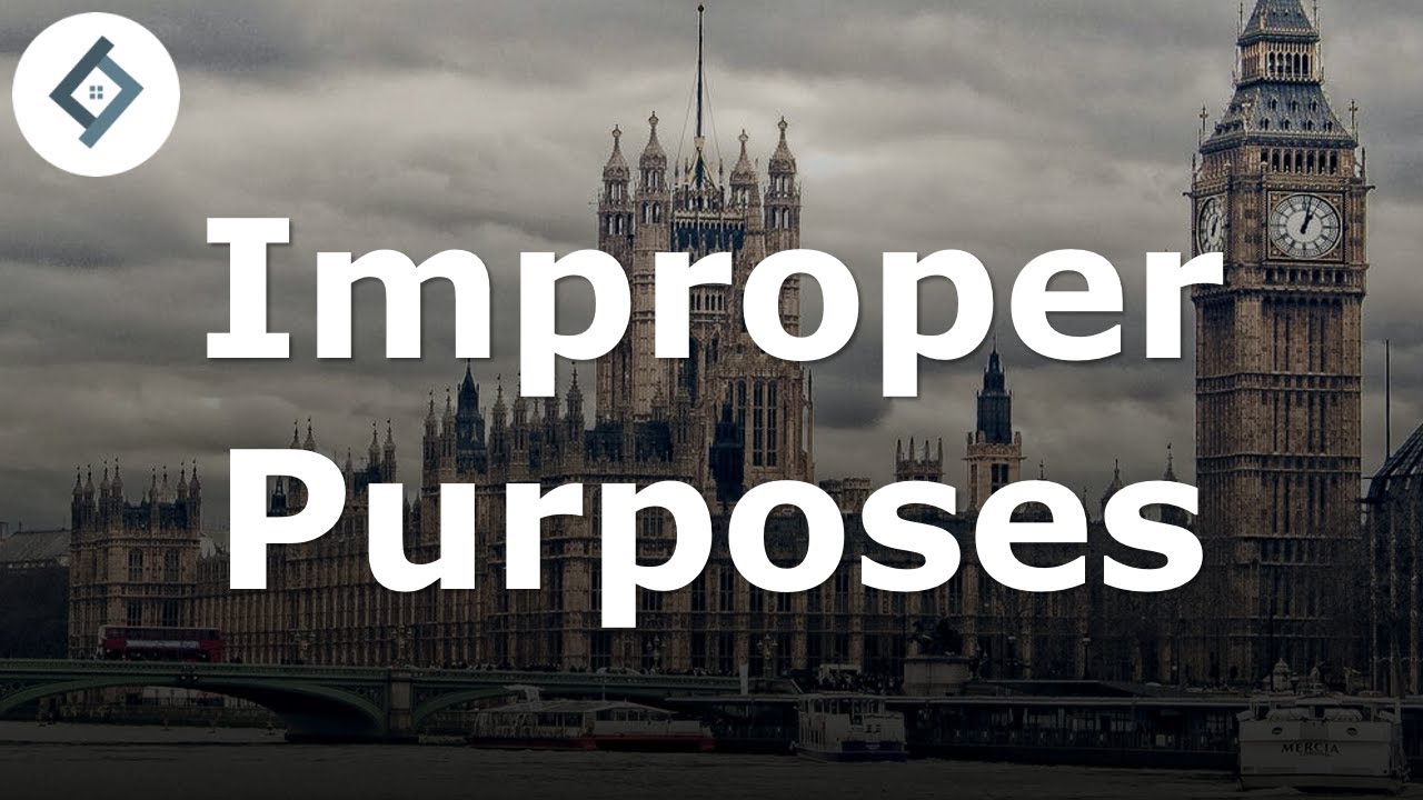 Improper Purposes | Public Law