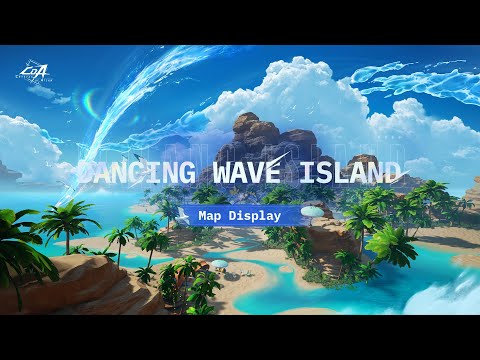 Crystal of Atlan: Map Display: Dancing Wave Island