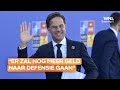 Premier Rutte vanaf NAVO-top: Nog meer geld voor Defensie nodig