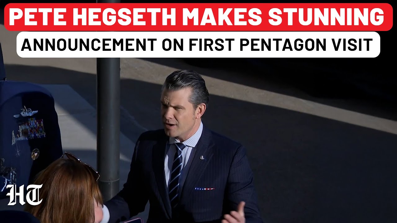 Pete Hegseth Makes First Visit To Pentagon As Defense Secy, Pledges ‘Full Support’ To Trump On…