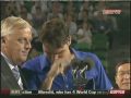 Federer crying during 2009 AO 