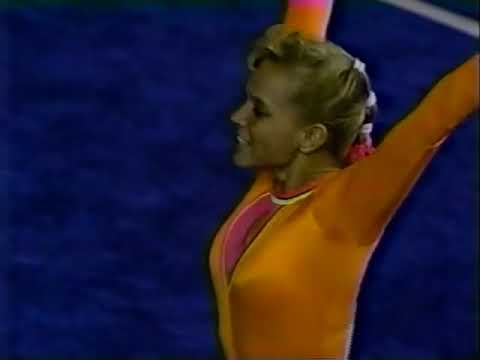 🥈 Brandy Johnson 🇺🇸 FX EF 1991 World Professional Championships