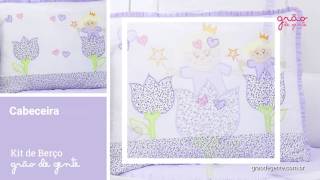 Kit Berço Princesinha Lilás | Ref: 62791