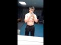 Ripped 15 Year Old Training Biceps And Flexing