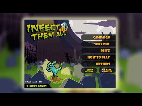 Zombie Apocalypse in Infect Them All for iOS