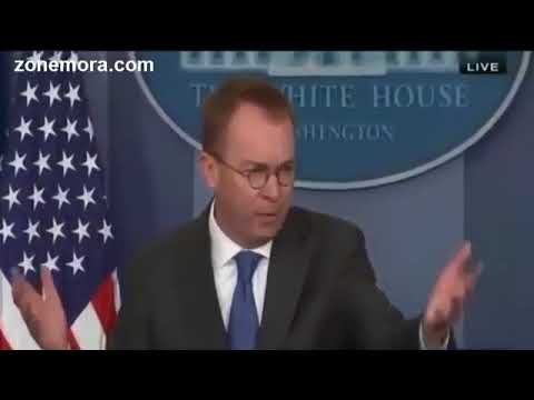 White House URGENT Press Briefing on Government Shutdown with Marc Short, Mick Mulvaney (o