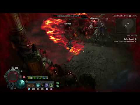 diablo 4 - Necromancer shadows corpse explo build melts Elias at level 58