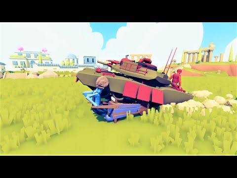 TANK VS EVERY UNIT PART 2 - TOTALLY ACCURATE BATTLE SIMULATOR TABS GAMEPLAY ANCIENT SANDBOX MAP