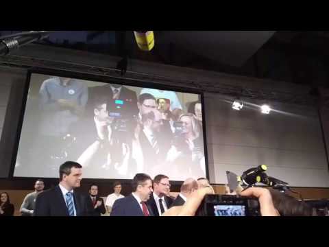 Martin Schulz und Sigmar Gabriel in Wolfenbüttel