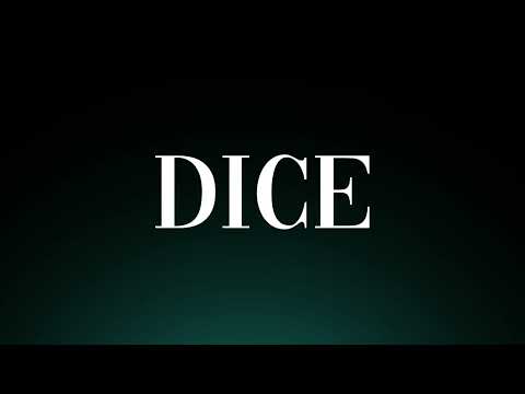 How to Pronounce 'Dice'! Correctly